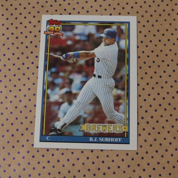 B.J. Surhoff #592 Baseball Card - Picture 1 of 2